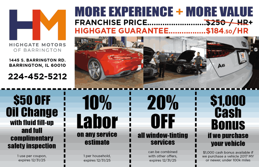 Highgate Specials in Barrington, Illinois